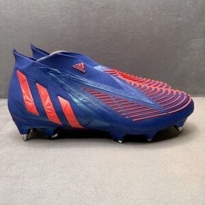adidas Predator Edge+ SG Mens Size 10.5 Soccer Cleats Sapphire Pack Soft Ground